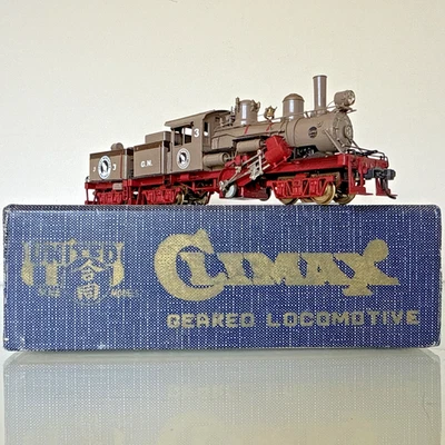 UNITED SCALE MODELS PFM BRASS CLIMAX 3 TRUCK C CLASS 70TON GREAT NORTHERN #3 - Image 1 of 4