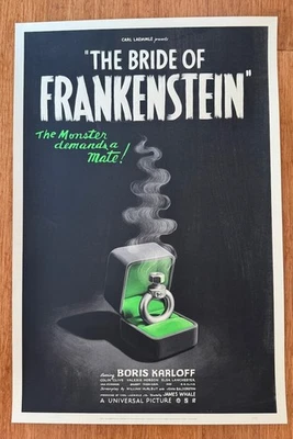 Póster variante Akiko Stehrenberger Bride of Frankenstein - CODA - Mutant Mondo Foto 1 de 4