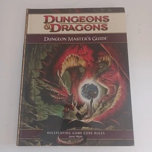 DUNGEONS & DRAGONS 4E DUNGON MASTER'S GUIDE WIZARDS OF THE COAST 1ST EDITION - Picture 1 of 5