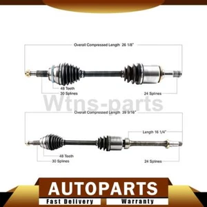 2x TrakMotive delantero izquierdo delantero derecho CV eje eje para Lexus RX450h 2010-2015 - Imagen 1 de 6