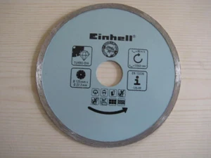 Einhell Diamant Trennscheibe Vollrand Ø 125 x 22,2 mm - Bild 1 von 2