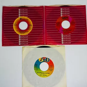 Don Williams 45 Singles Record Set Of 3 Till The Rivers All Run Dry We Should Be - Picture 1 of 24