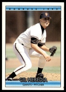 1992 Donruss #737 Gil Heredia San Francisco Giants Rookie