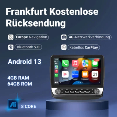 Carplay Android 13 Autoradio GPS Navi WIFI BT Für Benz Vito Viano W639 2003-2015 - Bild 1 von 4