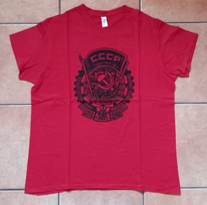 T-shirt Maglia CCCP  Fedeli alla Linea Taglia XL Rossa Official Merchandise. - Picture 1 of 4