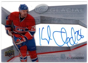 2008-09 Upper Deck Ice Glacial Graphs KYLE CHIPCHURA #GG-KC Canadiens UD Auto