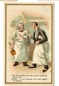ANCIEN CHROMO - SCENE PARLANTE - DORÉ - CHEDEVILLE - CHOCOLAT EPICERIE - POISSON - Imagen 1 de 1