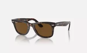 Gafas de sol Ray-Ban Original Wayfarer clásicas tortuga/marrón polarizadas 50 mm - Imagen 1 de 7