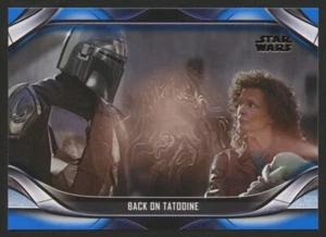 2021 Topps Star Wars The Mandalorian Season 2 Blue BACK ON TATOOINE #3 - Picture 1 of 2