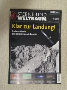 Zeitschrift STERNE UND WELTRAUM Ausgabe 9/2016 - Klar zur Landung!" - Bild 1 von 1