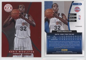 2012-13 Totally Certified Totally Red /499 Khris Middleton #298 Rookie RC