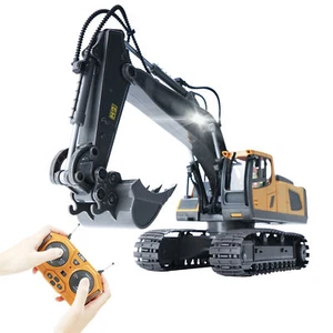 RC Excavator 1/20 2.4G 11Ch Remote Controlled Construction Truck Educational Toy - Picture 1 of 9