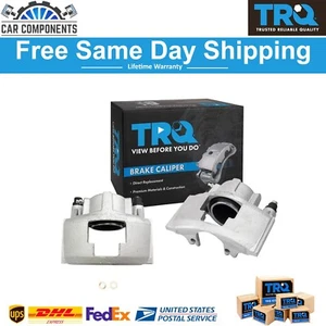 TRQ New Front Disc Brake Caliper with Hardware LH RH Pair for GM - Picture 1 of 6