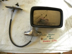 Rolls Royce Silver Shadow II Bentley T Right Door Side View Mirror BROKEN GLAS - Picture 1 of 13