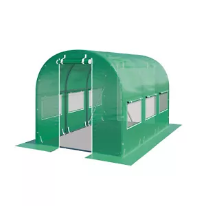 TOOLPORT Serra da Giardino tunnel 2x3m - Telo PE 180g/m² verde transparente - Bild 1 von 12