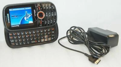 Celular Samsung Intensity Verizon PRETO 1.3 MP controle deslizante SCH-U450 1xRTT - Imagem 1 de 4