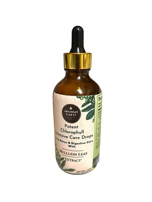 Gotas de desintoxicação pulmonar clorofila cuidados imunológicos intensivos tem extrato de folha mullein - Imagem 1 de 3