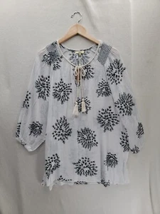 Top tunica KORI oversize con nappe bianco, grigio, nero nuovo con etichette taglia - M - Foto 1 di 8