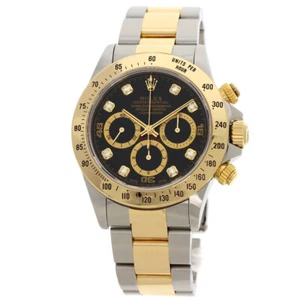 ROLEX Cosmograph Daytona 8P Diamond Watches 16523G Stainless Steel/SSxK18YG mens - Picture 1 of 24