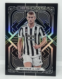 2021-22 Obsidian Soccer Matthijs De Ligt Juventus Base SO 4/105 Jersey Number! - Picture 1 of 2