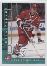 2001-02 ITG Be A Player Memorabilia /10 Rod Brind'Amour #246