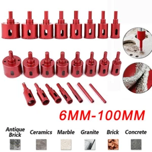Diamond Cutter 6-100mm Hole Saw Drill Bit Tools For Tile Porcelain Glass Cutting - Picture 1 of 37