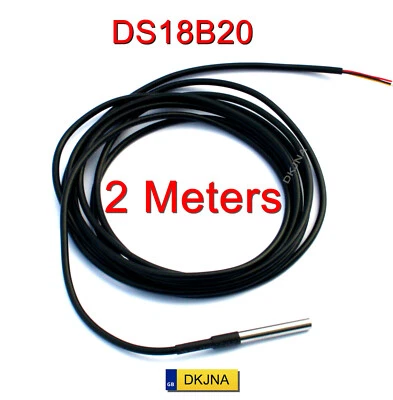 DKJNA 2M DS18B20 Waterproof Temperature Sensor Digital Thermometer ESP8266 ESP Arduino