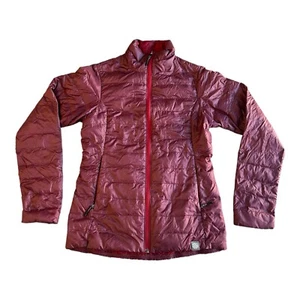 REI Co-Op Lightweight Down Puffer Jacket Mauve Plum Womens Sz S/M - Picture 1 of 9