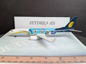 1/200 JET AIRWAYS BOEING 737-800 800WL DISNEY CHARACTERS COLORS VT-JBC BLUE BOX - Picture 1 of 9