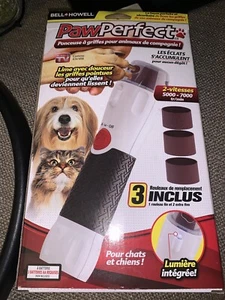 Paw Perfect Fast Easy & Safe Pet Nail Filer Trimmer-Light Cat Dog As Seen on TV - Picture 1 of 2