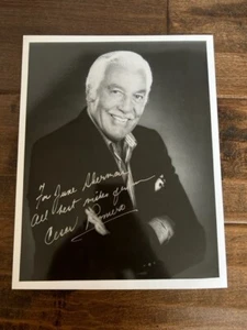 CESAR ROMERO SIGNED AUTO 8X10 GLOSSY PHOTO BATMAN THE JOKER FALCON CREST CRUZ - Picture 1 of 1