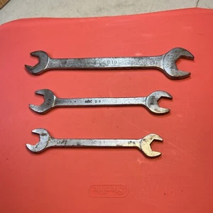 Mac Tools - Lot of 3 Double Open End Wrenches,( D7, D8 & D10) USA - Foto 1 di 4