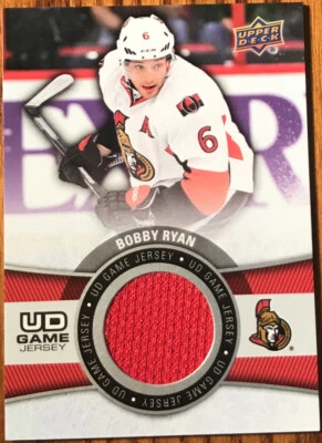 2015-16 Upper Deck UD Game Jersey Bobby Ryan #GJ-BR Ottawa Senators - Image 1 of 2
