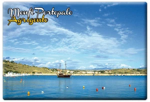 MAGNETE RETTANGOLARE CALAMITA FRIGO SICILIA MARE MENFI AGRIGENTO - Foto 1 di 1