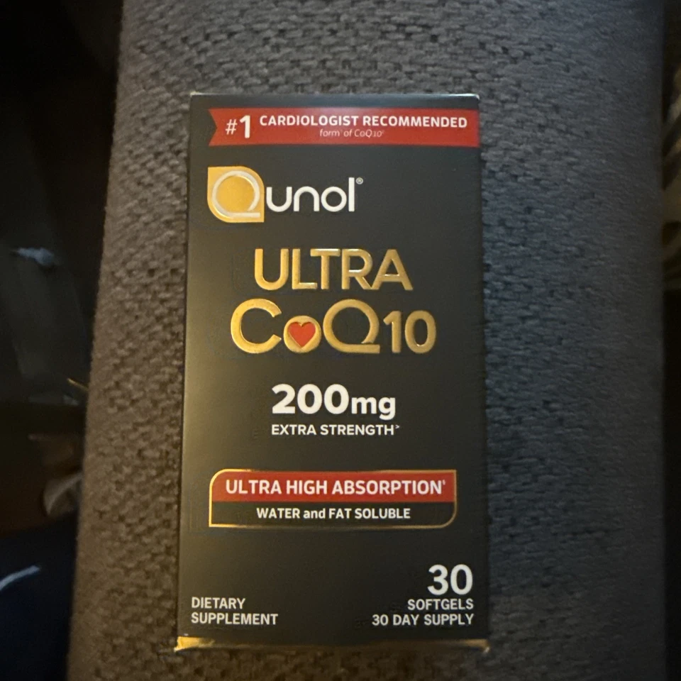 Qunol Ultra CoQ10 Extra Fuerza 30 Geles Blandos 200 mg EXP 04/28 Alta Absorción Foto 1 de 1