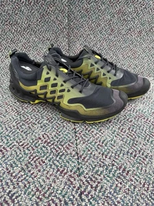Scarpe uomo Ecco Biom AEX basse bicolore verde/nero taglia 11 - Foto 1 di 10