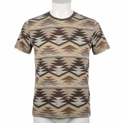 Camisa American Eagle M Alta Estampado Geométrico Azteca Muy Suave Suroeste Foto 1 de 4