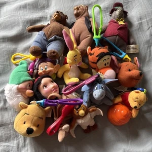 Set #2 von 14 Vintage Schlüsselanhänger Disney Winnie Puuh Plüsch, McDonalds usw. - Bild 1 von 5