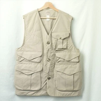 00s Vintage Filson Hunting Vest Made in USA white Beige - Image 1 of 4