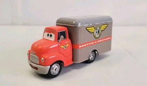 Disney Pixar Cars Deluxe Miles Box Truck #24 FN servizio e spedizione pressofuso - Foto 1 di 6
