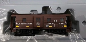 Walthers HO #920-103659 Milwaukee Road Rib Sided Caboose B-B Car Road 980502 - Bild 1 von 3