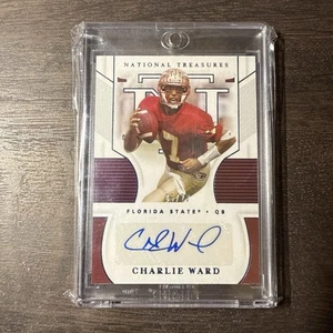 2021 National Treasures Charlie Ward Auto Florida State Seminoles FSU /20 - Bild 1 von 2