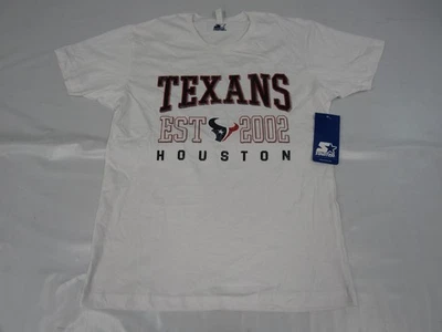 New Houston Texans EST 2002 Mens Size M Medium White Shirt - Image 1 of 3