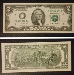 $2 Bill – 2009 – 4 of 10 – US Collector Note – From EU - Picture 1 of 1