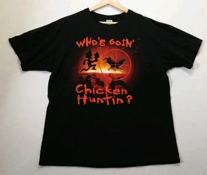 Insane Clown Posse ICP T-Shirt Adult XL Black Who's Goin Chicken Huntin   - Picture 1 of 11