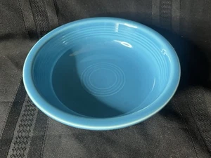 1 (uno) zuppiera cereali vintage Fiesta Fiestaware HLC turchese teal 7" blu usata in ottime condizioni - Foto 1 di 5
