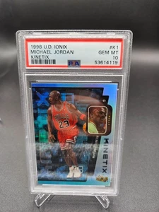 1998 Upper Deck Ionix Kinetix #K1 Michael Jordan PSA 10 - Bild 1 von 2