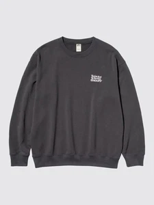 UNIQLO PEANUTS Sweatshirt 481057 Pullover Charlie Brown Snoopy DUNKELGRAU Japan - Bild 1 von 4