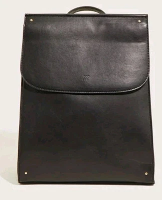 Monsoon Structured Black Faux Leather Rucksack Backpack Bnwt Satchel  - Image 1 of 4