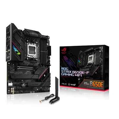 ASUS ROG STRIX B650E-F GAMING WIFI MB (AMD R7000) AM5 USB3.2 G2 4xDIMM DDR5 ATX - Image 1 of 4